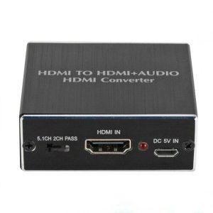 Extractor De Audio Hdmi Óptico Toslink Spdif + 3.5mm Stereo