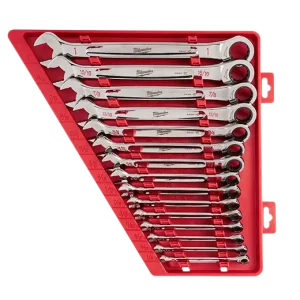 48-22-9416 JUEGO DE LLAVES COMBINADAS 15PZ SAE MILWAUKEE