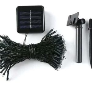 Luz Solar Led Impermeable 12 M Jardín Aire Libre Decoración