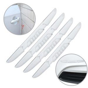 Protector de Puerta 4 un Anti Colision Arañazos Transparente PVC