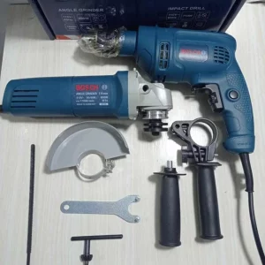 Combo taladro percutor de 1/2 y pulidora de 4/1.2 tipo Bosch para trabajo medio