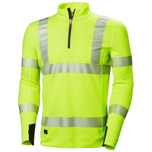 CAMISETA HELLY HANSEN LIFA ACTIVE HI VIS BASE LAYER HALF ZIP