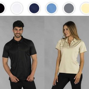 Polo Trabajo Transpirable Manga Corta Mujer o Hombre