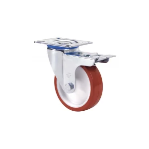 ALEX*Rueda Giratoria Poliuretano Freno – 10ZVFD125 – 2-2369