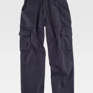Pantalón elástico multibolsillo con refuerzo WF1400 WORKTEAM