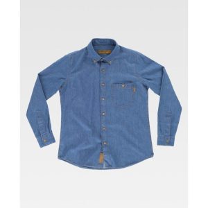 Camisa Mujer Vaquera 100% Algodón Manga Larga