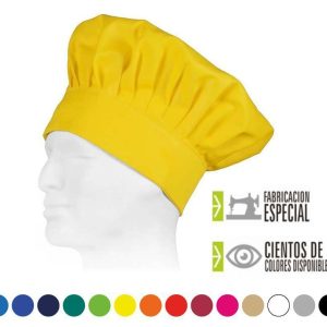 Gorro Champiñón Cocinero Ajustable Hostelería