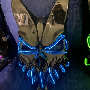 Máscara Lobo Halloween Led