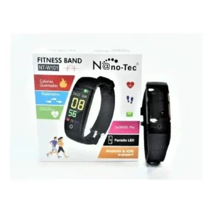 Smartwatch – reloj inteligente fitness band Nano-tec Nt-w101